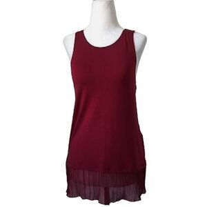 NWT HOLLISTER RAZORBACK TANK W/CHIFFON BOTTOM SZ. L